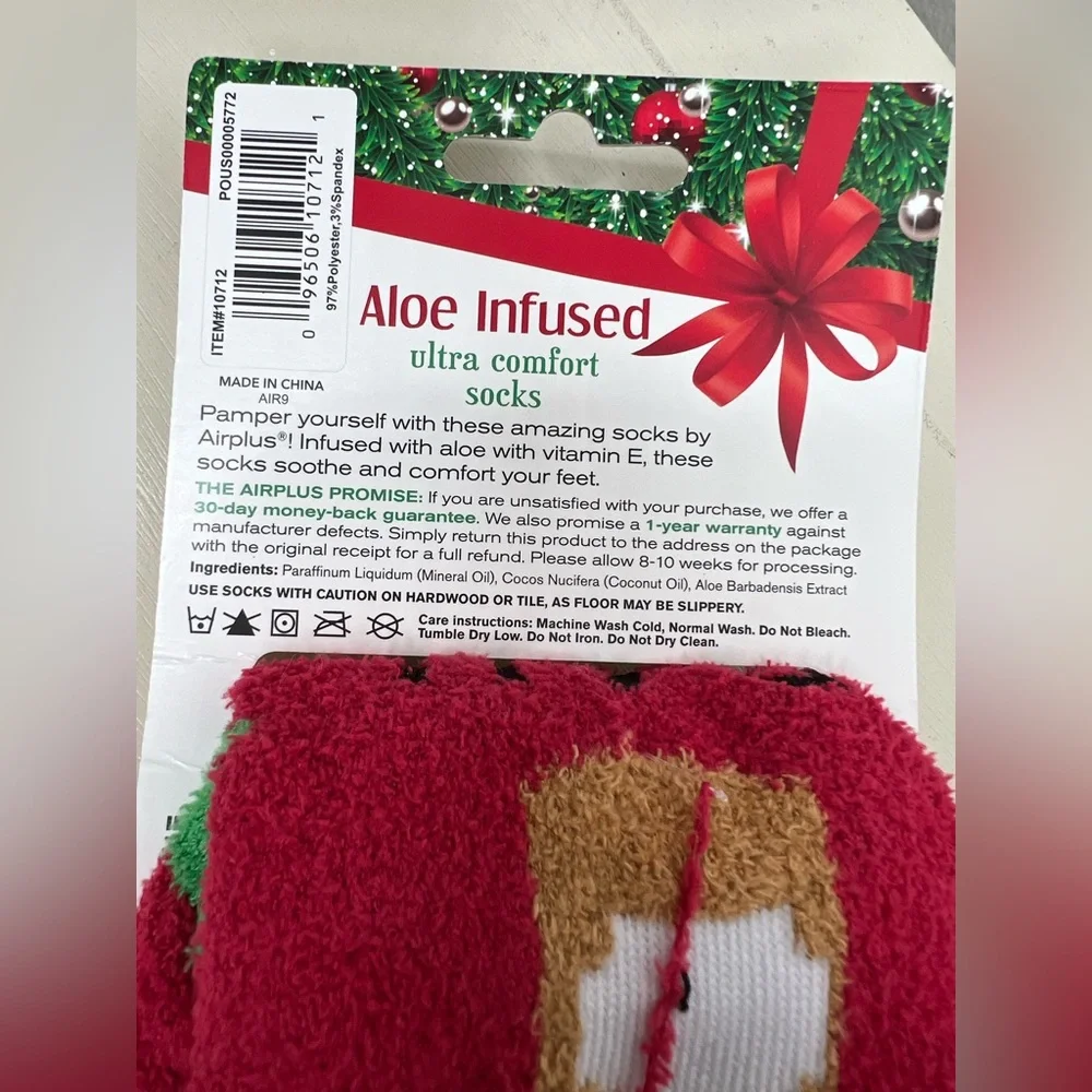 Air Plus Aloe Infushed Socks